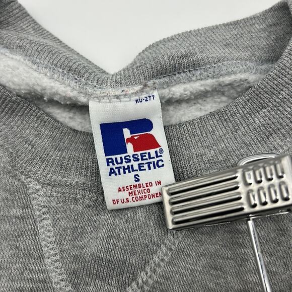 VINTAGE RUSSELL ATHLETIC UNIVERSITY SWEATSHIRT MENS SIZE SMALL GRAY - Picture 7 of 9